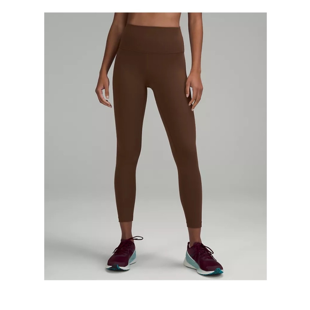 Lululemon Wunder Train High Rise Tight 25” in Java